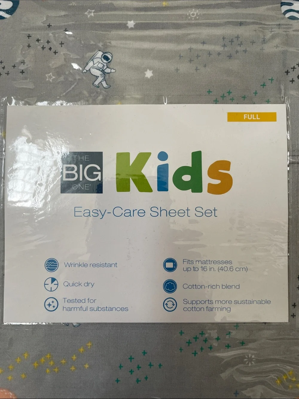 The Big One Kids Space Explorers Easy Care Sheet Set